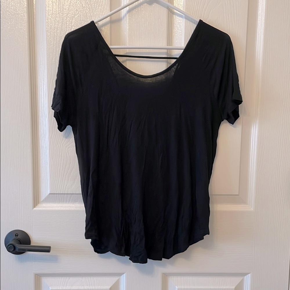 Lush cross back top